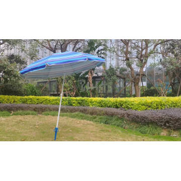 2020 Neue blaue Farbe mit silberbeschichtetem Bali-Sonnenschirm für den Außenbereich